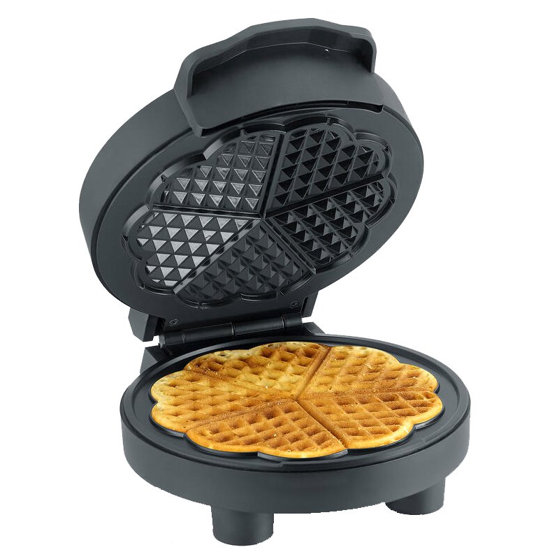 SEVERIN waffle iron Black Line WA 2116, black, 1000 W